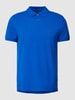 Tommy Hilfiger Poloshirt mit Label-Detail Royalblau
