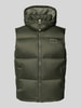 Tommy Jeans Regular fit bodywarmer met afneembare capuchon Donkergroen
