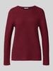 Tom Tailor Regular Fit Pullover aus reiner Baumwolle Bordeaux