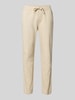 Only & Sons Cropped Stoffhose aus Leinen-Mix Modell 'LINUS' Kitt