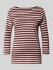 Christian Berg Woman Longsleeve mit 3/4-Arm Aubergine
