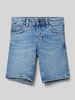 Mango Regular Fit Jeansshorts im 5-Pocket-Design  Modell 'john' Blau