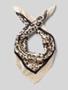 Guess Sjaal met labelopschrift, model 'JACQUARD FOULARD' Zwart