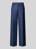 Weekend Max Mara Wide Leg Leinenhose mit Bügelfalten Modell 'MALIZIA' Marine