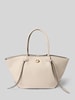 GUESS Tote Bag z materiał skóropodobny model 'ALLEGRA' Écru