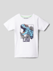 Blue Seven T-Shirt mit Motiv-Print Weiss