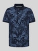 s.Oliver RED LABEL Slim Fit Poloshirt mit Label-Detail Marine