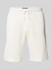 MCNEAL Regular Fit Shorts mit Strukturmuster Offwhite