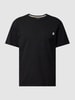 Anerkjendt T-Shirt mit Brusttasche Modell 'AKRUNE' Schwarz