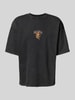 REVIEW T-Shirt mit Label-Print Black