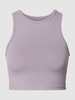 REVIEW Crop Top mit Racerback Purple