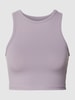 Review Crop Top mit Racerback Purple