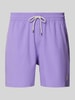 Polo Ralph Lauren Underwear Badehose in unifarbenem Design mit elastischem Bund Flieder