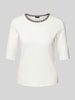 Marc Cain T-Shirt mit 1/2-Ärmel Offwhite