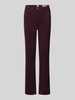 Brax Jeansy o kroju straight fit z mieszanka lyocellu model 'MARY' Bordowy