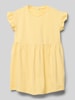 Name It Kleid mit Rundhalsausschnitt Modell 'JOANE' Hellgelb