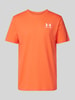 Under Armour T-Shirt mit Label-Print Orange