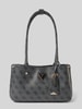 Guess Handtas met hengsels, model 'MERIDIAN' Antraciet