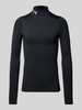 Under Armour Longsleeve mit Stehkragen und Logo-Stitching Black