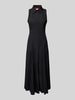 MAX&Co. Sukienka midi z wpuszczaną kieszenią model ‘ERNEST’ Czarny