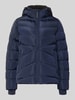 Cars Jeans Regular Fit Jacke in Stepp-Optik Modell 'Synria' Dunkelblau