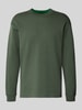 Scotch & Soda Gebreide pullover met ronde hals Donkergroen