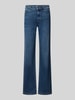 Christian Berg Woman straight fit jeans van viscose met steekzakken Jeansblauw