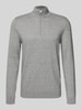 SELECTED HOMME Regular fit schipperstrui van puur katoen, model 'BERG' Lichtgrijs gemêleerd