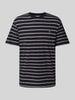 Gant T-Shirt mit Label-Stitching Marine