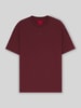 HUGO Relaxed Fit T-Shirt aus reiner Baumwolle Modell 'DAPOLINO' Bordeaux