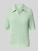 Christian Berg Woman Strickshirt mit V-Ausschnitt Lind