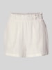 Vero Moda Loose Fit Shorts aus Baumwolle Modell 'NATALI' Weiss