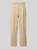 JAKE*S STUDIO MEN Straight Leg Cordhose mit Gesäßtaschen Beige