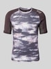 EA7 Emporio Armani T-Shirt mit Label-Print Modell 'VIGOR' Mittelgrau