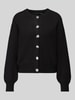 VERO MODA Regular Fit Strickjacke aus Viskose-Mix Modell 'NOELLA' Black