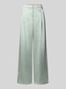 Jake*s Cocktail Cocktailhose aus Satin mit weitem Bein Lind Melange