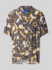 Jack & Jones Regular fit vrijetijdsoverhemd met resortkraag, model 'LUKE' Lichtgrijs
