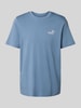 PUMA PERFORMANCE T-shirt met labelstitching Lichtblauw