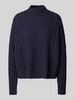 Weekend Max Mara Boxy Fit Strickpullover aus reiner Schurwolle Modell 'YARD' Marine
