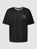 MCNEAL T-Shirt mit Strukturmuster Black