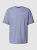 CHAMPION T-shirt met logostitching Lichtblauw