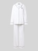 Lauren Ralph Lauren Slim fit pyjama-set van puur katoen Wit