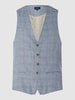 Pierre Cardin Weste aus Schurwollmischung Modell 'Gab' - 'Futureflex' Bleu