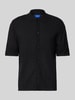 Jack & Jones Regular Fit Freizeithemd mit Polokragen Modell 'TYLER' Black