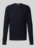 Only & Sons Gebreide pullover met structuurmotief, model 'KALLE' Donkerblauw