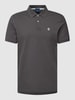 MCNEAL Poloshirt met logostitching Donkergrijs
