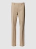 HUGO Stoffen broek met persplooien, model 'Hesten' Beige