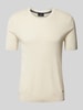 JOOP! Collection T-Shirt in Strick-Optik Modell 'Valdro' Offwhite