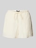 Gina Tricot Regular Fit Shorts in Crinkle-Optik Beige