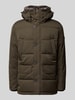 Strellson Regular fit gewatteerd jack met capuchon, model 'PIAZZA' Olijfgroen